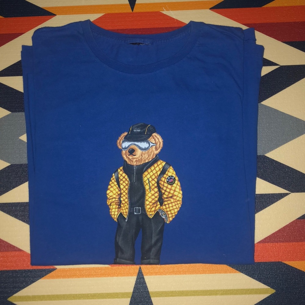 VINTAGE RALPH LAUREN POLO BEAR LONG SLEEVE T